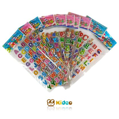 kidco naklejki literki