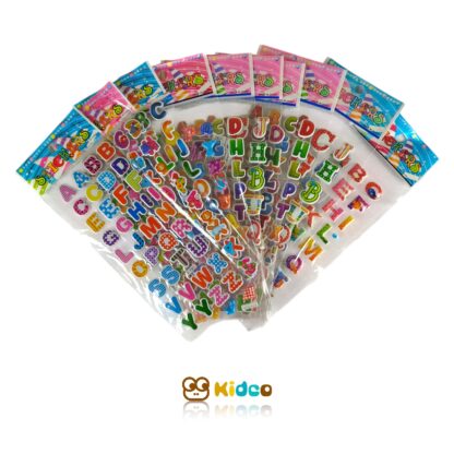 kidco naklejki literki