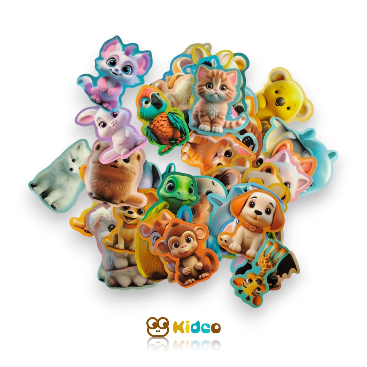 kidco naklejki zwierzątka