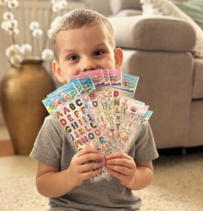 kidco naklejki literki