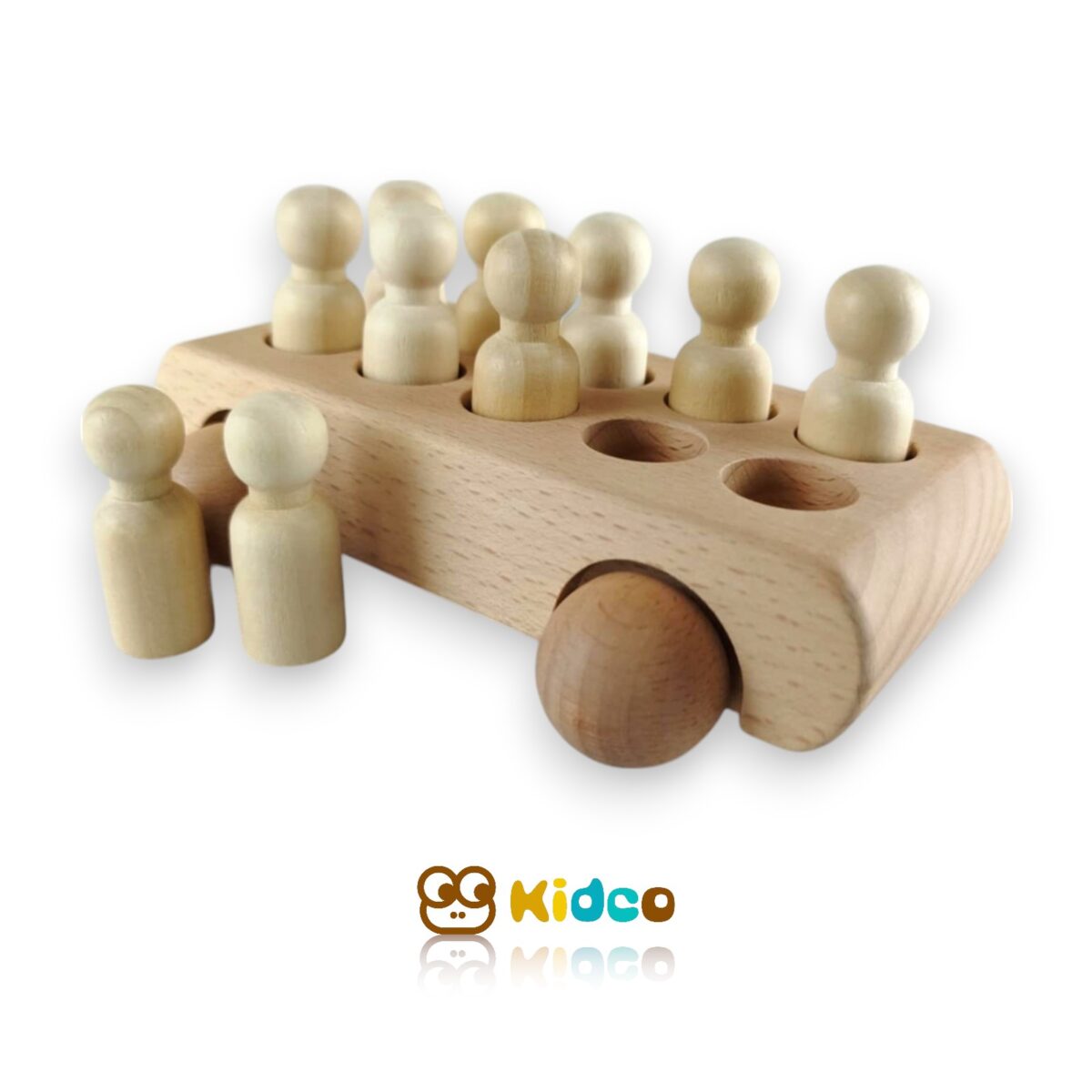kidco drewniany samochodzik