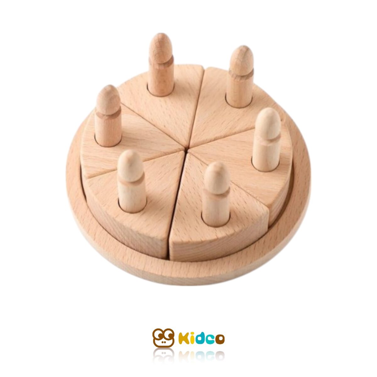 kidco drewniany torcik